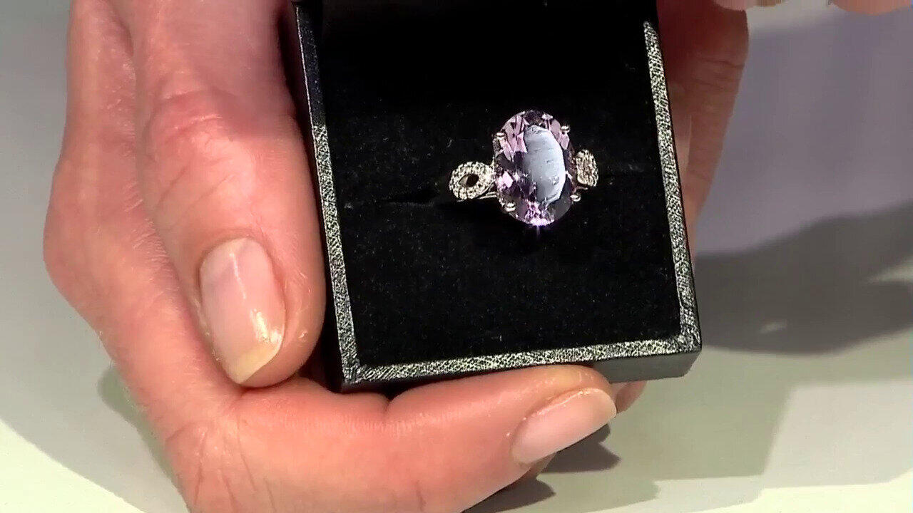 Video Lavendel-Amethyst-Silberring