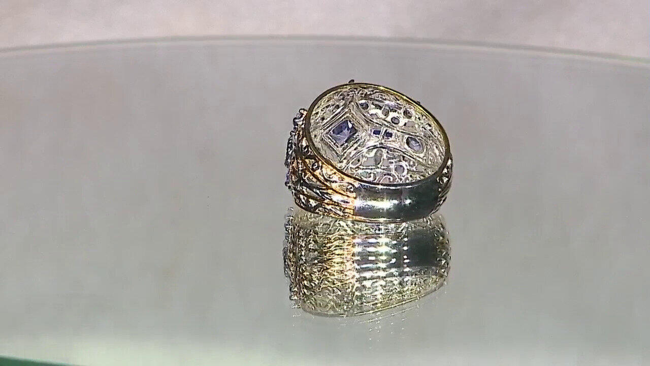 Video Tansanit-Silberring (Gems en Vogue)