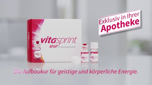 Vitasprint B12 Trinkfläschchen, mit Vitamin B12 für mehr Energie