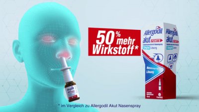 Allergodil akut FORTE Nasenspray: Azelastin Spray gegen Heuschnupfen & nicht-saisonale allergische Rhinitis, 1,5 mg/1 ml Lösung
