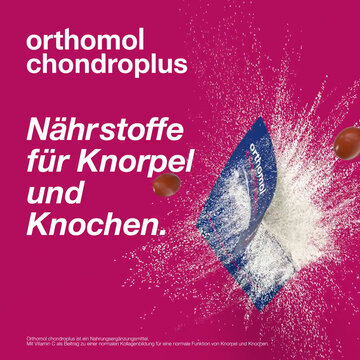 Orthomol chondroplus - Nährstoffe für Knorpel und Knochen - mit Glucosamin, Chondroitinsulfat und Hyaluronsäure - Granulat/Kapseln