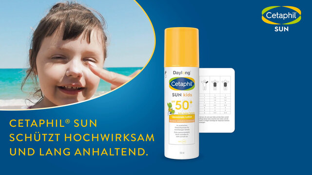 CETAPHIL SUN Kids Liposomale Lotion SPF 30 Sonnenschutz für Baby- & Kinderhaut