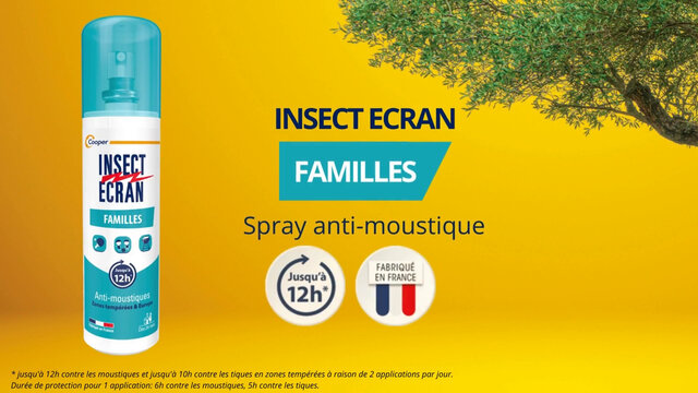 INSECT ÉCRAN Familles Anti-Moustiques Spray 200 ml 200 ml - Redcare  Pharmacie