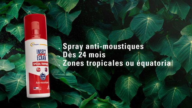 INSECT ÉCRAN Spécial Tropiques Répulsif Anti-Moustiques Lot 2 x 75 ml