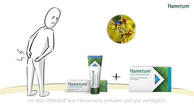 Hametum® Hämorrhoidensalbe mit Applikator