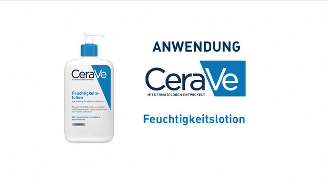 CeraVe Feuchtigkeitslotion: Körperlotion für trockene bis sehr trockene Haut für Gesicht und Körper