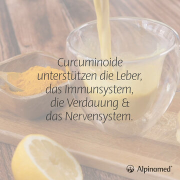 Alpinamed Curcuma San 2-Monatspackung: Unterstützt Immunsystem, Leber & Stoffwechsel - Vegan