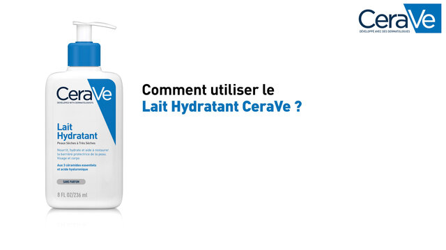 CeraVe Lait Hydratant visage et corps pour les peaux sèches à très sèches 236ml