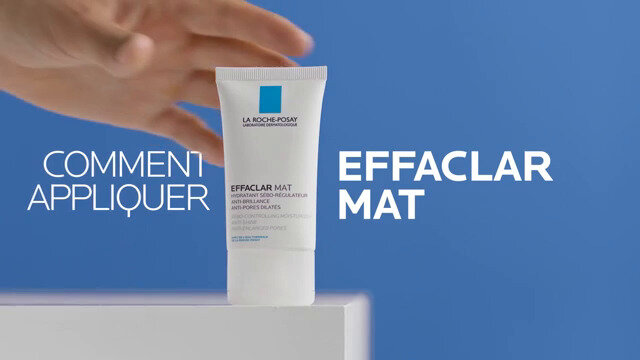 Effaclar Mat+ Hydratant Matifiant Peaux Grasses formulé à base d'Acide Salicylique, de Sébulyse et de Glycérine 40ml