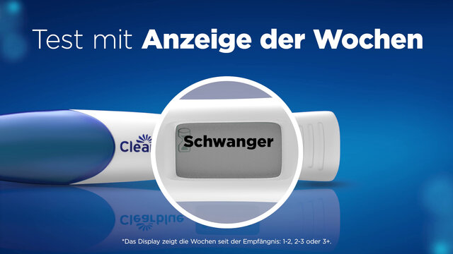 Clearblue Schwangerschaftstest Digital mit Wochenbestimmung 1er