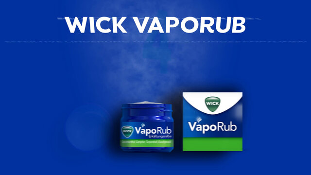 WICK VapoRub Erkältungssalbe, Linderung von 4 Erkältungssymptomen