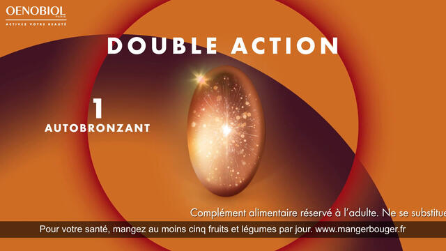 OENOBIOL - PERFECT BRONZE SOLAIRE 2 EN 1 - Autobronzant & préparateur solaire - NOUVEAU - Efficacité prouvée dès 1 mois¹ - Programme 1 mois -  30 capsules