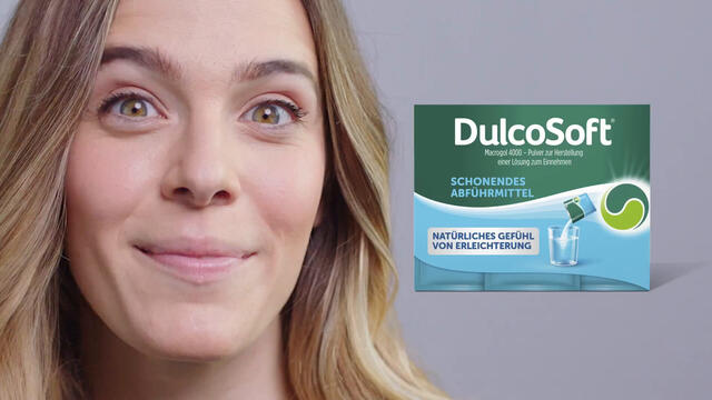 DulcoSoft Pulver bei Verstopfung & hartem, unregelmäßigem Stuhlgang | Macrogol 4000 mit Stuhlweichmacher-Effekt