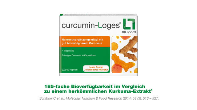 curcumin-Loges – hoch bioverfügbare Kurkuma-Kapseln