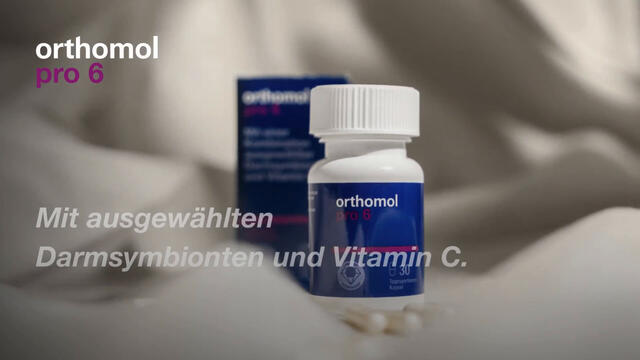 Orthomol Pro 6 - mit einer Kombination ausgewählter Darmsymbionten und Vitamin C - Kapseln