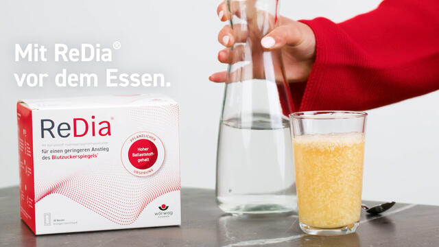 ReDia® Ballaststoff-Drink – für einen geringeren Anstieg des Blutzuckerspiegels
