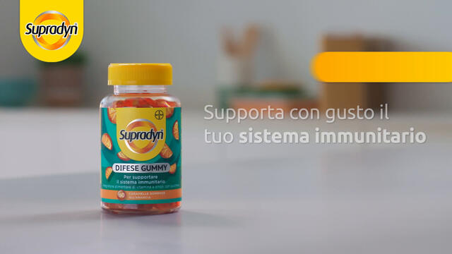Supradyn Difese Gummy Integratore Vitamina C Vitamina D Zinco Caramelle