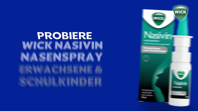 WICK Nasivin Nasenspray ohne Konservierungsstoffe Erwachsene und Schulkinder, schnelle Hilfe bei Schnupfen, ab 6 Jahren