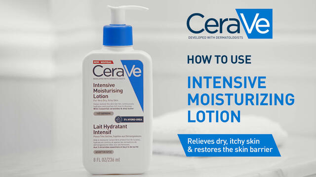 CeraVe Lozione Idratante Intensiva per Pelle Secca e Molto Secca con Sensazione di Prurito, 473 ml