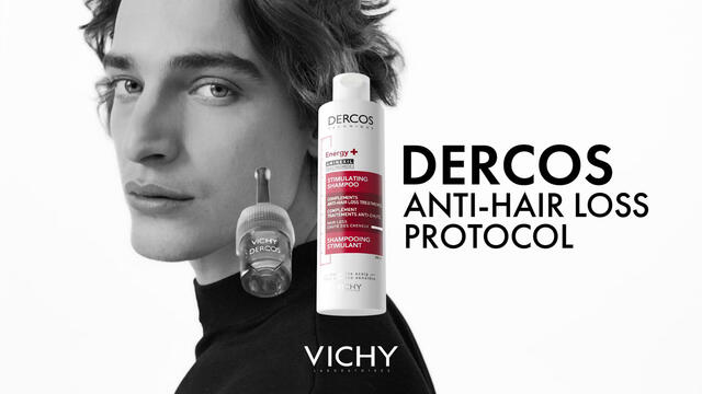 Vichy Dercos Shampoo stimolante Energy+ trattamento complementare anti-caduta 200 ml