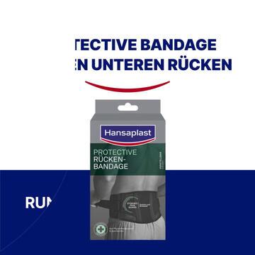 Hansaplast Protective Rückenbandage verstellbar| Schützende & entlastende Bandage für den Rücken | Sportbandage
