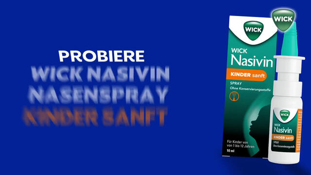 WICK Nasivin® Kinder sanft 0,025% Nasenspray ohne Konservierungsstoffe
