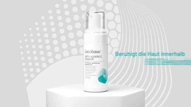 Locobase® Anti-Juckreiz Schaum - Beruhigender Pflegeschaum bei Juckreiz & trockener Haut