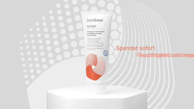 Locobase® Repair - Beschleunigt die Reparatur der Hautbarriere - Pflege für rissige und sehr trockene Haut
