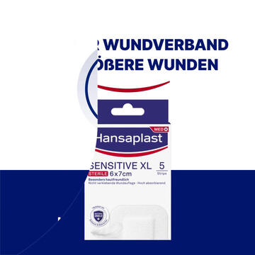 Hansaplast Ultra Sensitive XL, 5 x 7,2 cm