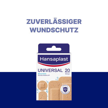 Hansaplast Extra Robust Pflaster | Wasserdichte Pflaster | Extra starke Textilpflaster | 16 Stk.