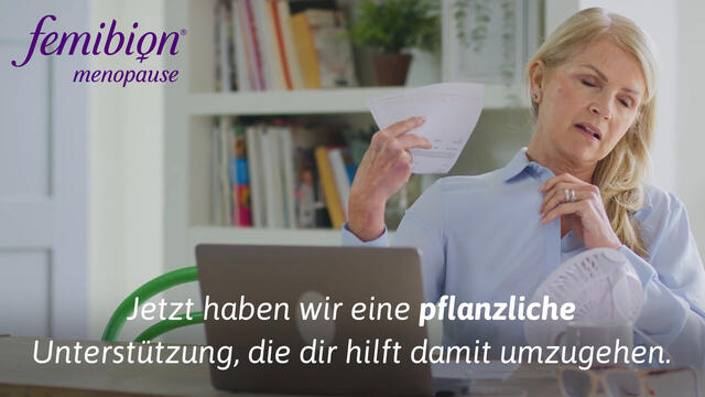Femibion® Menopause Hitzewallungen, hormonfreie Formulierung, Wechseljahre
