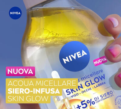 Nivea Micellair 5in1 Acqua Micellare Delicata 400 ml, Detergente viso e occhi struccante lenitivo