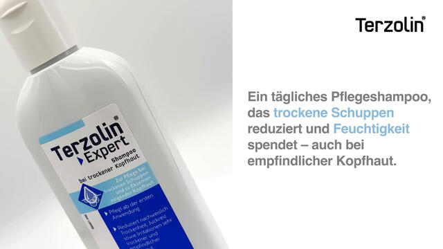 Terzolin® Expert Schuppen-Shampoo bei trockener Kopfhaut, Juckreiz und Schuppen