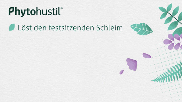 Phytohustil® Schleimlöser Saft: pflanzlicher Hustensaft bei Husten mit festsitzendem Schleim