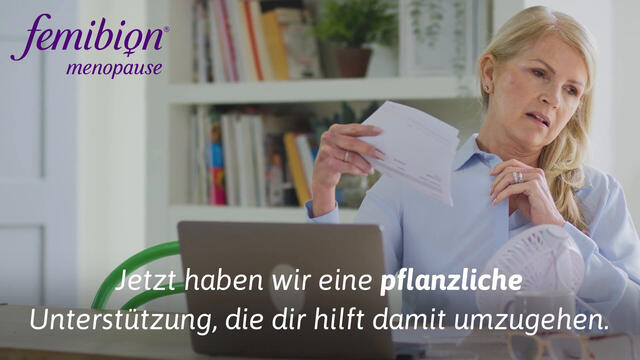 Femibion® Menopause Hitzewallungen, hormonfreie Formulierung, Wechseljahre