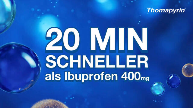 Thomapyrin CLASSIC Schmerztabletten bei akuten Kopfschmerzen | Bewährte 3-fach Kombination | ASS, Paracetamol & Coffein