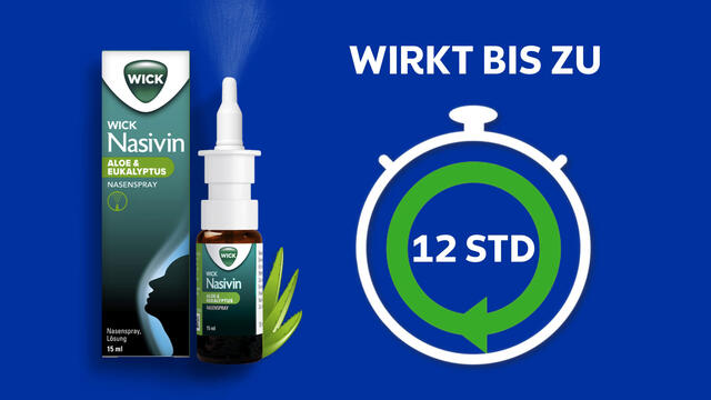 Nasivin® Aloe & Eukalyptus - Jetzt 15% sparen mit dem Code wick15*