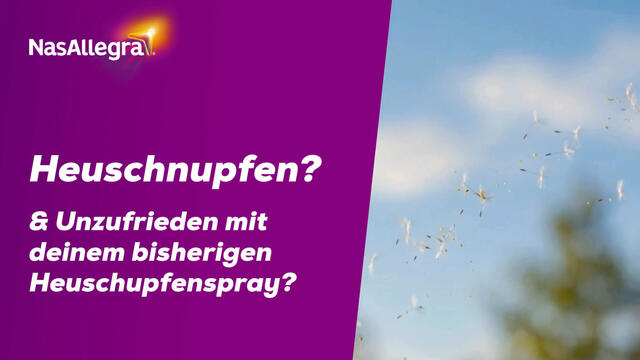 NasAllegra® Heuschnupfenspray I 2-in-1 Wirkstoffkombi bei Pollenallergie - Jetzt 10% mit dem Code nattermann10 sparen*