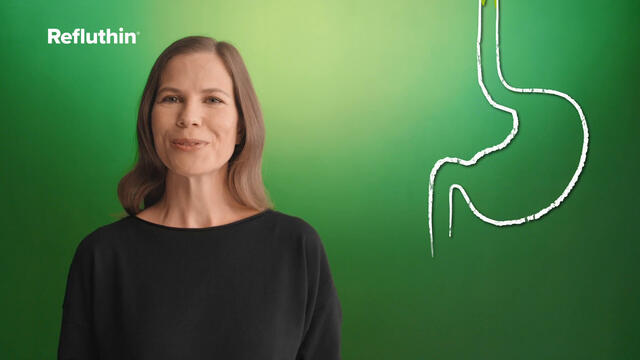 Refluthin® bei Sodbrennen - Fruchtgeschmack - Schnelle Hilfe bei Reflux - Schützt die Speiseröhre - gut verträglich