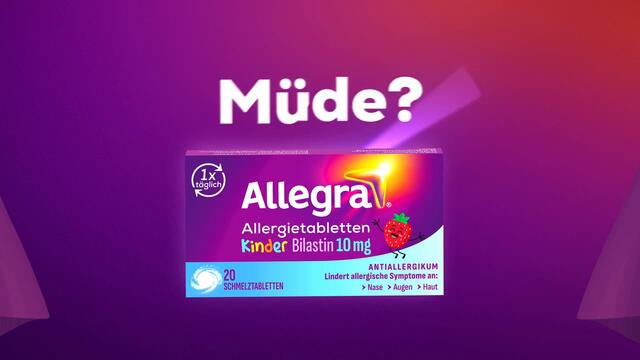 Allegra Allergietabletten für Kinder | Kinderleichte Einnahme | Zergehen auf der Zunge | Leckerer Erdbeergeschmack - Jetzt 10% mit dem Code nattermann10 sparen*