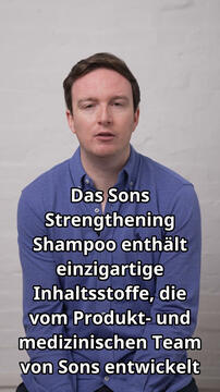 Sons DHT-Blocker Shampoo gegen Haarausfall mit Sägepalme, Parabenfrei, 200ml