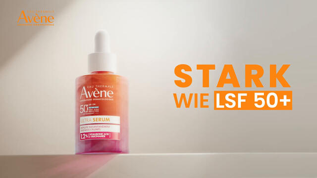 Avène Ultra Serum Aufpolsternd LSF 50+ - Anti-Aging Gesichtsserum mit Sonnenschutz & HEV Blue Light Filter
