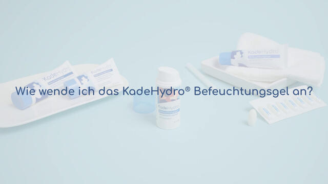 KadeHydro Befeuchtungsgel - innere und äußere Anwendung bei Scheidentrockenheit im praktischen Dosierspender
