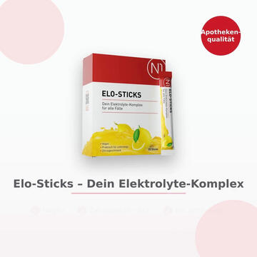 N1 Elo Sticks – Elektrolyte Pulver zur schnellen Auffüllung von Elektrolyten & Flüssigkeit, bei Durchfall, Erbrechen & Sport, unterstützt Hydration & Energie