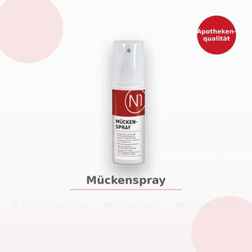 N1 Mückenspray – Insektenschutz Spray gegen Mücken & Mückenstiche, langanhaltender Schutz vor Insekten, ideal für Outdoor & Reisen