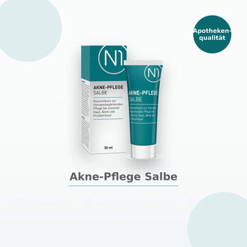 N1 Akne Salbe – gegen Pickel, Mitesser & unreine Haut, reduziert Entzündungen, klärt die Haut & beruhigt Rötungen