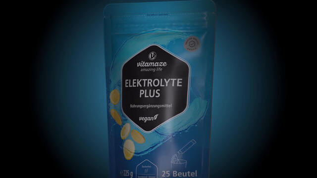 Elektrolyte Plus Vitamin C + B-Vitamine Zitrone
