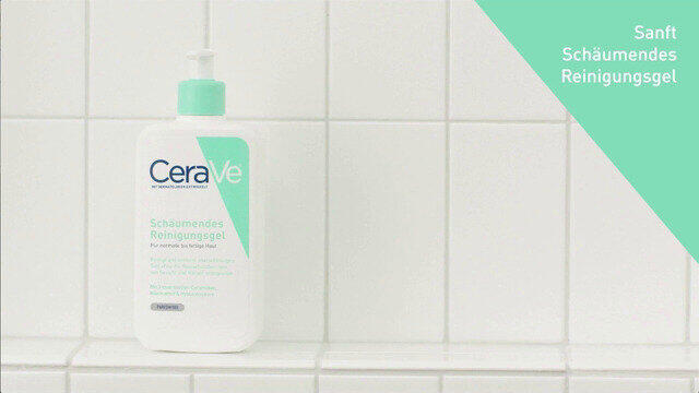 CeraVe Schäumendes Reinigungsgel: pflegender Reinigungsschaum für normale bis fettige Haut