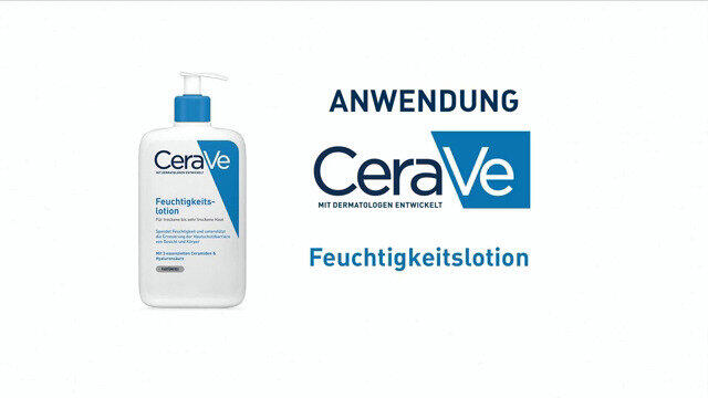 CeraVe Feuchtigkeitslotion: leichte Körperlotion für trockene bis sehr trockene Haut