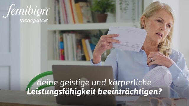 Femibion® Menopause Plus Nahrungsergänzungsmittel für die Wechseljahre mit Hopfenextrakt¹, B-Vitaminen & Pantothensäure, Vitamin D, K & Calcium